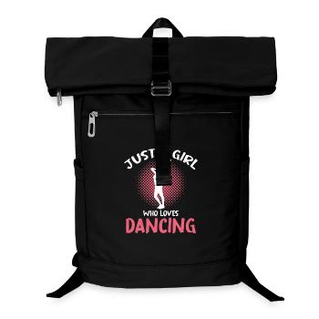 Une seule fille aime danser - Sac à dos ordinateur - noir - Devant