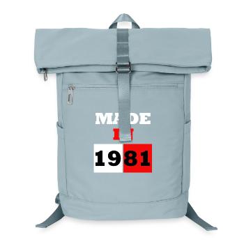 Made in 1981 Anniversary - Laptop Backpack - ice blue - Front