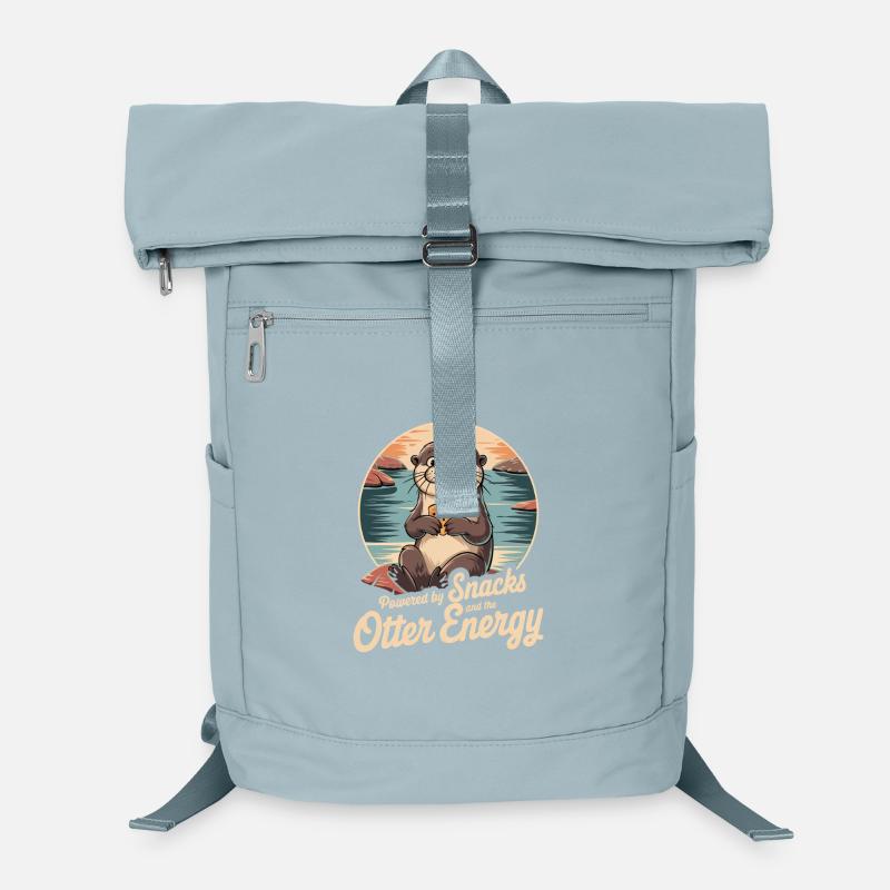 Otter Snack Humor Laptop Backpack