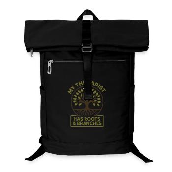 Forest Walk Overthinker Mental Reset - Laptop-Rucksack  - Schwarz - Vorne