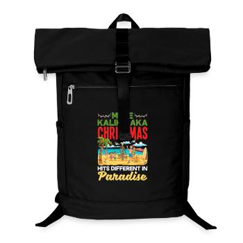 Noël hawaïen Mele Kalikimaka - Sac à dos ordinateur - noir - Devant