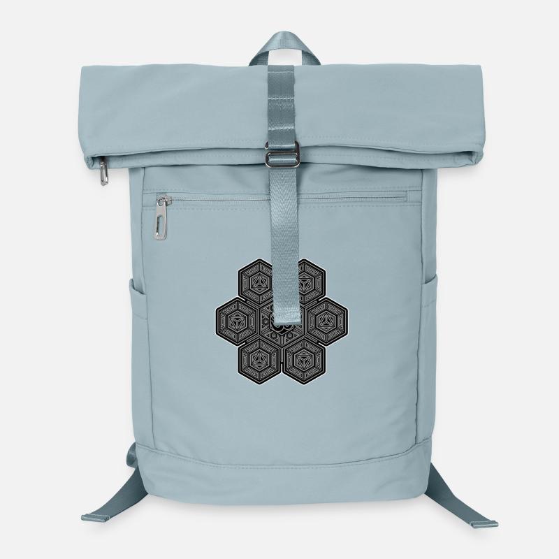 Om Mandala Pattern Aum Symbole Yoga Méditation Goa Sac à dos ordinateur