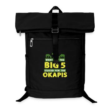 Okapi Animal - Laptop Backpack - black - Front