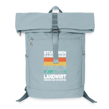 Landwirt Geschenke Landwirtschaft Traktor Bauer - Laptop-Rucksack  - Eisblau - Vorne