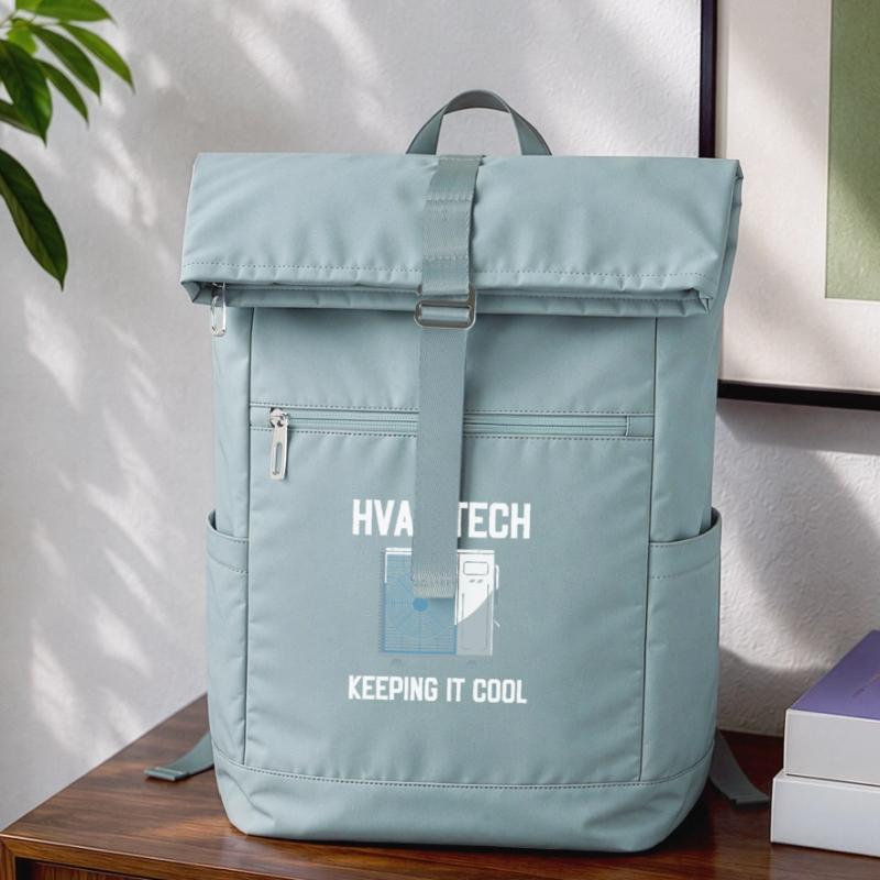 HVAC Tech Keeping It Cool Spruch Techniker Laptop-Rucksack 