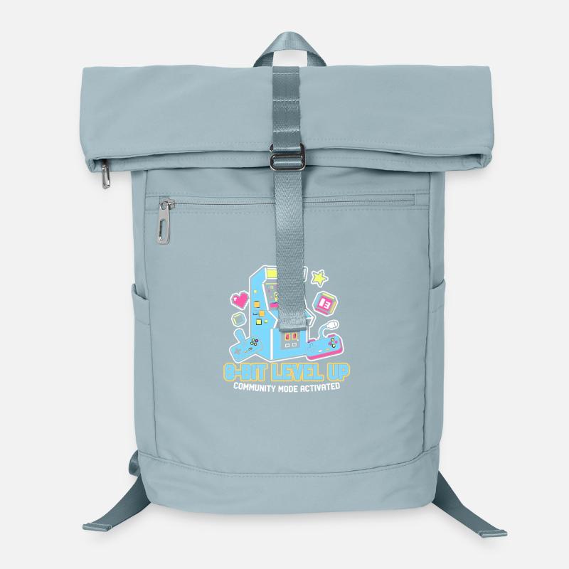 Communauté de jeux rétro de LEVEL Arcade 8-Bits Sac à dos ordinateur