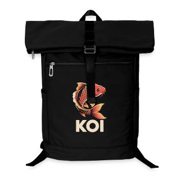 Koi Carp Fish - Laptop Backpack - black - Front