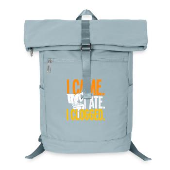 Toilet Clogging Master Funny - Laptop Backpack - ice blue - Front