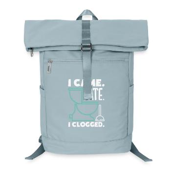 Toilet Clogging Master Funny - Laptop Backpack - ice blue - Front