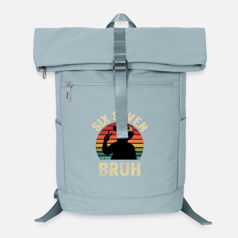 SixSeven Broth Retro Silhouette Laptop Backpack