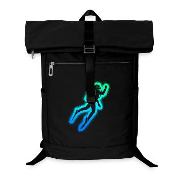 Taucher Tauch Kinder Herren Jungen Tauchen - Laptop-Rucksack  - Schwarz - Vorne