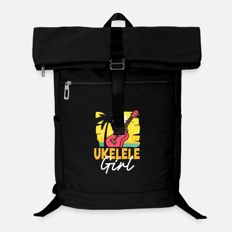 Hawaiian Ukulele Uke Ukulele Girl Laptop-Rucksack 