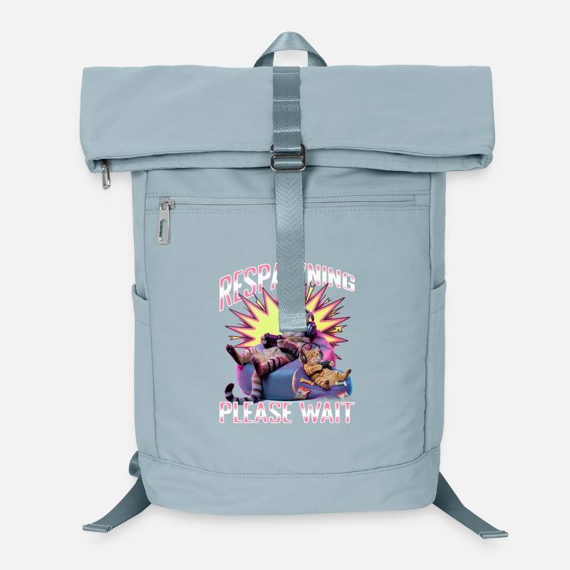 Funny Gaming Gamer Cat Laptop Backpack