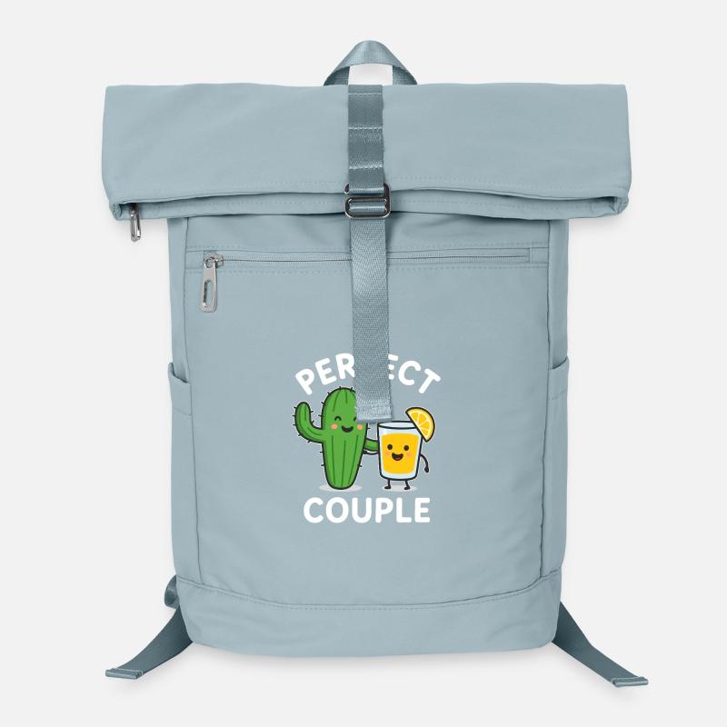 Perfect Couple Cactus and Lemon Juice Fun Art Laptop Backpack