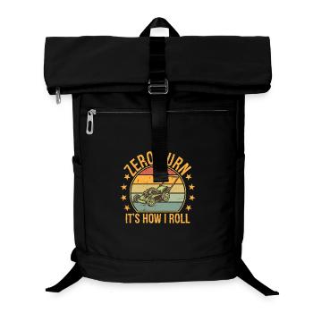 Zero Turn It's How I Roll Landscaper Gardener - Laptop Backpack - black - Front