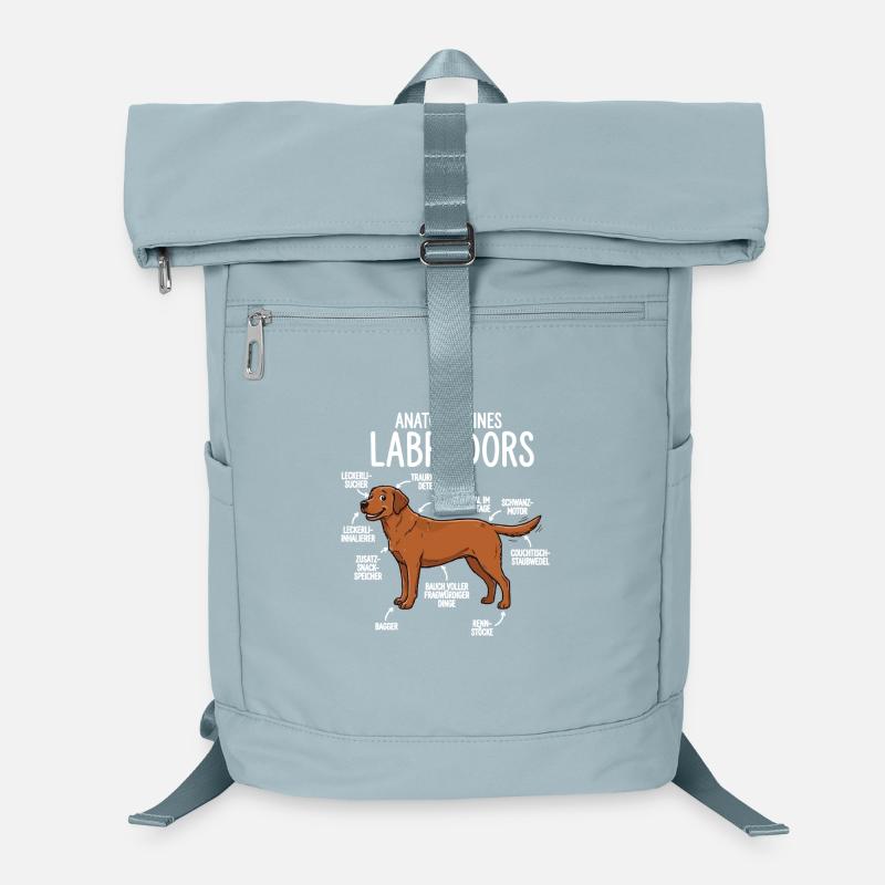 Anatomie eines Labradors – Lustiges Foxred Design Laptop-Rucksack 