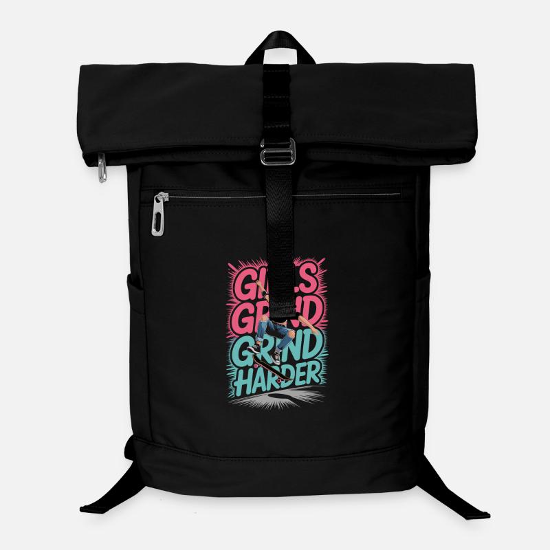 Les filles patinent plus fort en disant le design Sac à dos ordinateur
