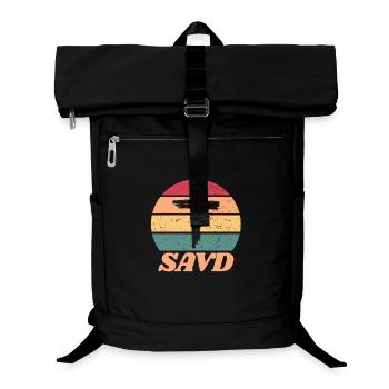 Erlöstes Kreuz Retro-Bibel Christlicher Glaube Jes - Laptop-Rucksack  - Schwarz - Vorne