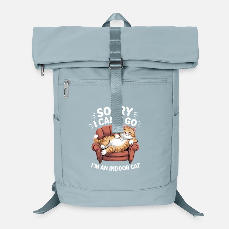 Funny Indoor House Cat Laptop Backpack