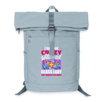 Art du vitrail Artiste du vitrail - Sac à dos ordinateur - bleu glacier - Devant