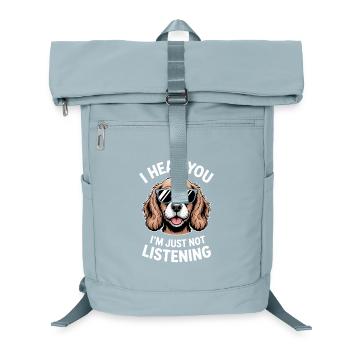 Cocker Spaniel faisant une blague Cadeau de cocker spaniel - Sac à dos ordinateur - bleu glacier - Devant