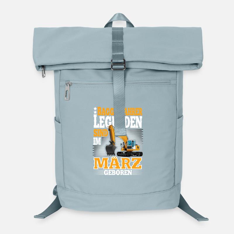 Excavator Driver Birthday March Laptop Backpack