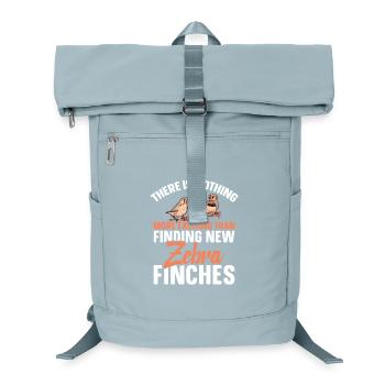  Zebra Finch Tools Bird Lover Food Enclosure Zebra - Laptop Backpack - ice blue - Front