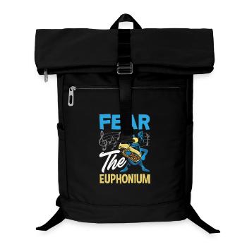Vintage Euphonium Player - Laptop Backpack - black - Front