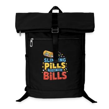 Pillen gegen die Rechnungen - Laptop-Rucksack  - Schwarz - Vorne