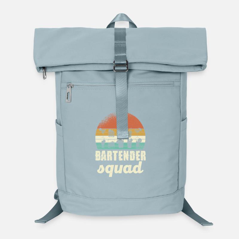 Bartender Squad Retro Laptop-Rucksack 
