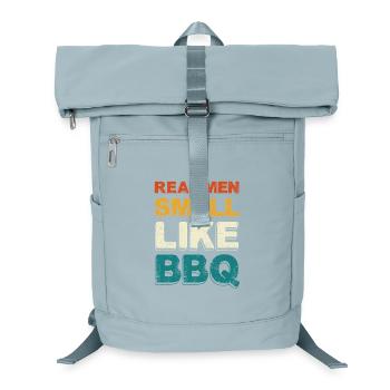 Real Men Smell Like BBQ - Laptop-Rucksack  - Eisblau - Vorne