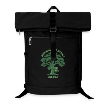 Bäume lieben meine Discs wirklich Disc Golf lustige Disc - Laptop-Rucksack  - Schwarz - Vorne