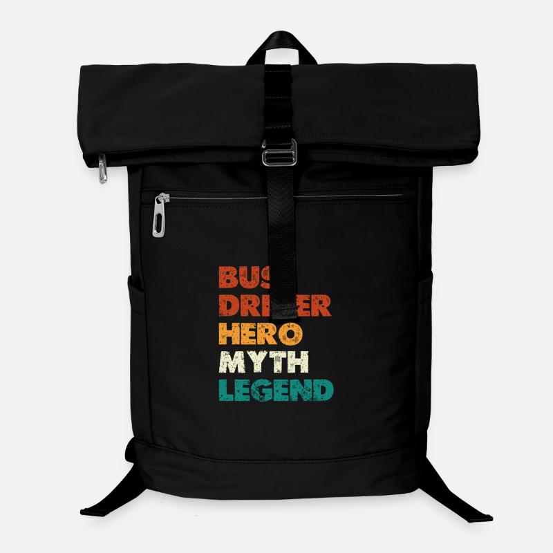 Bus Driver Hero Myth Legend Laptop Backpack