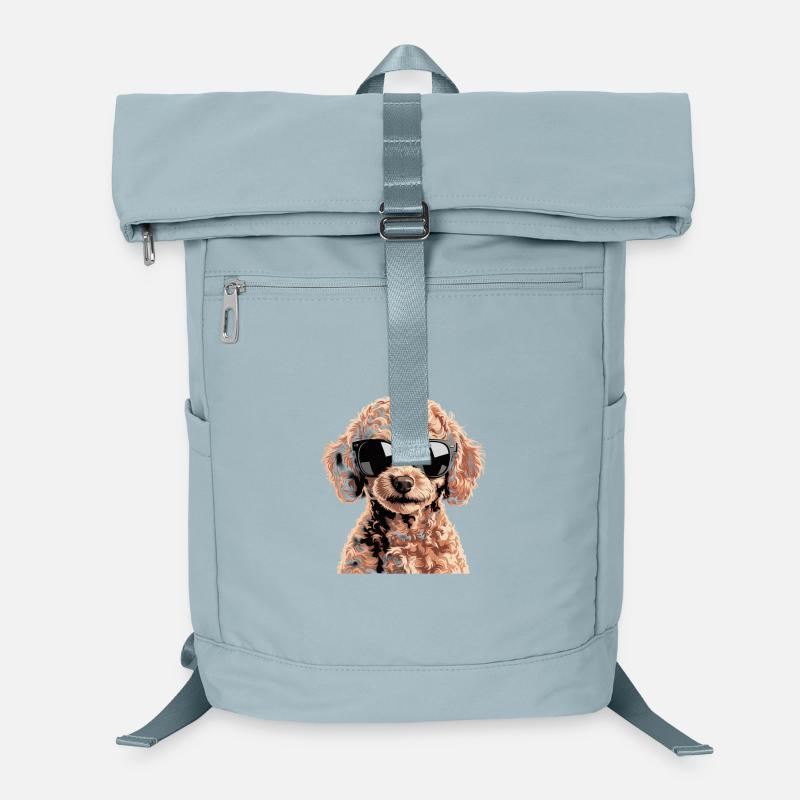 Brauner Toypudel Laptop-Rucksack 