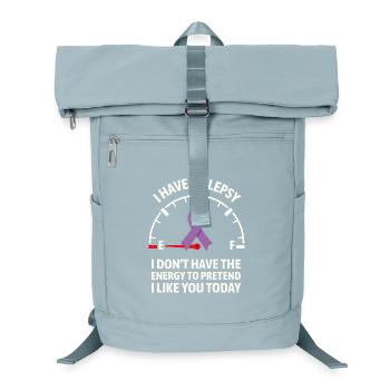 Epilepsy Awareness Energy Gauge Ribbon - Laptop Backpack - ice blue - Front