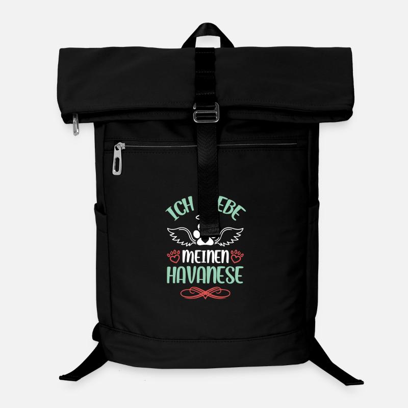 Havanese love with wings Laptop Backpack