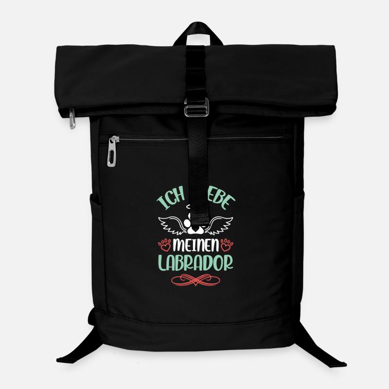 Ich liebe Labrador Engelsflügel Laptop-Rucksack 