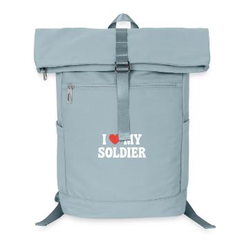 I love my Soldier - Laptop Backpack - ice blue - Front