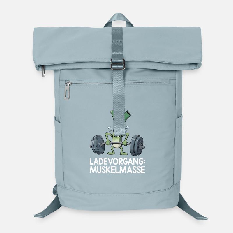Weightlifter LOADING MUSCLE MASS Funny Laptop Backpack