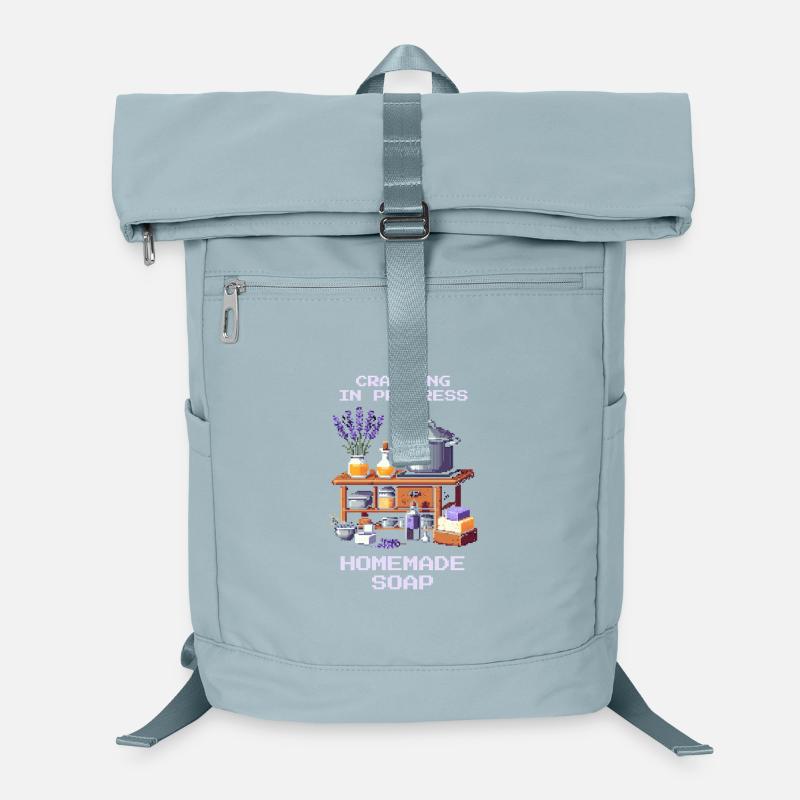 Seife in Arbeit | Seife selber machen Laptop-Rucksack 