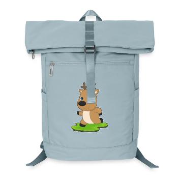 Reindeer Jogger Jogging Sports - Laptop Backpack - ice blue - Front