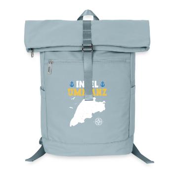 Baltic Sea Holiday ISLAND UMMANZ Fun - Laptop Backpack - ice blue - Front
