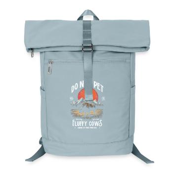 Les bisons vintage ne caressent pas les vaches duveteuses Bizons drôles - Sac à dos ordinateur - bleu glacier - Devant