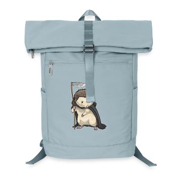 Hedgehog Halloween Grim Reaper - Laptop Backpack - ice blue - Front