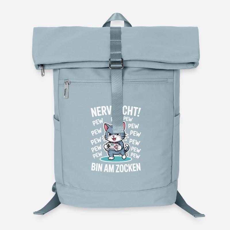 Courage Not I Gaming Cat Design Sac à dos ordinateur