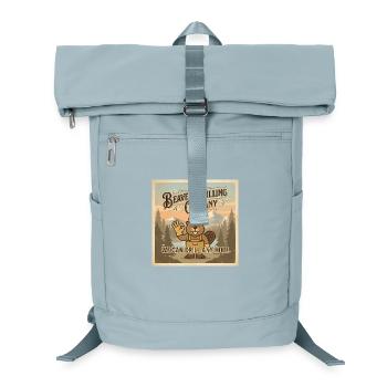 Beaver Drilling Co kann jedes Loch bohren. Schmutz - Laptop-Rucksack  - Eisblau - Vorne