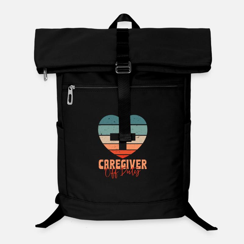Pflegerin Pfleger Altenpflege Caregiver Off Duty Laptop Backpack