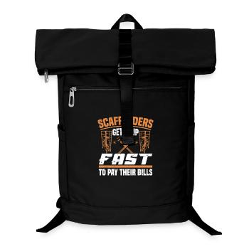  Scaffold Installer Set Platform Construction - Laptop Backpack - black - Front