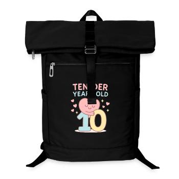 Cadeau d’anniversaire Dix Les Années 10 - Sac à dos ordinateur - noir - Devant