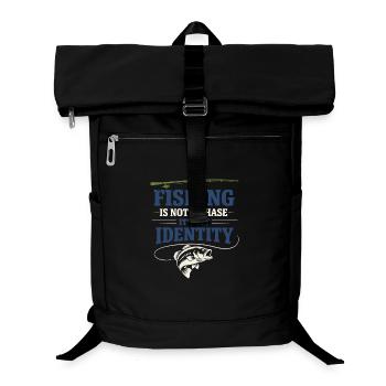 Fishing Lifestyle Angler for Life Fish - Laptop Backpack - black - Front
